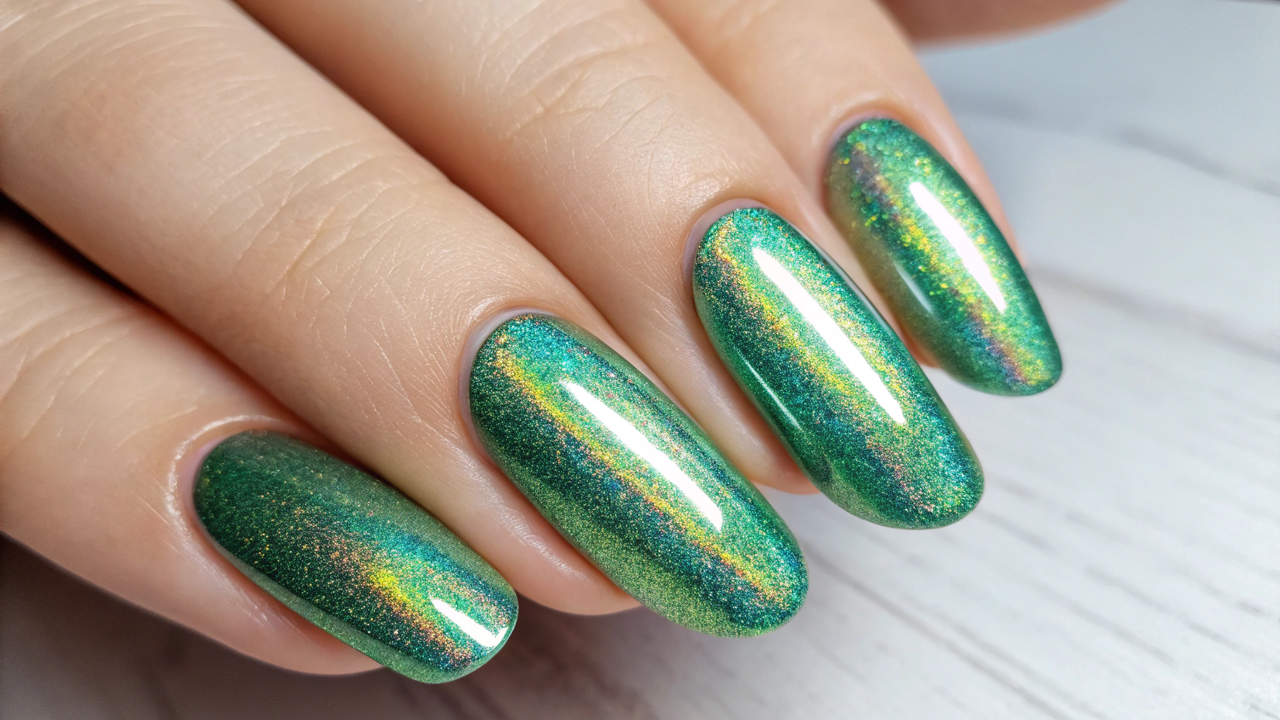 25 Stunning Green Spring Finger Nail Designs to Try This Season